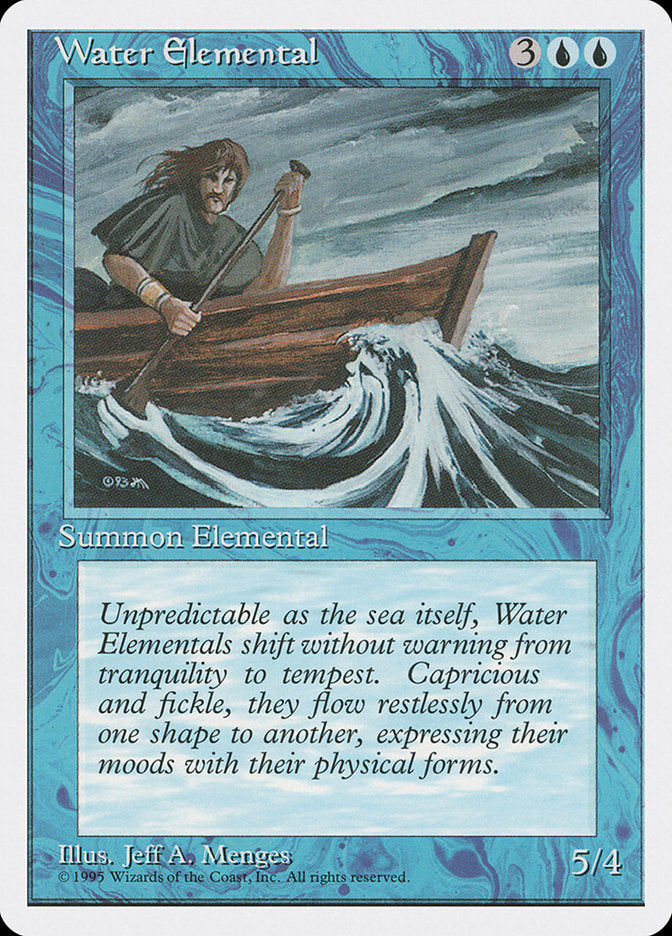Water Elemental [Fourth Edition] | Shuffle n Cut Hobbies & Games