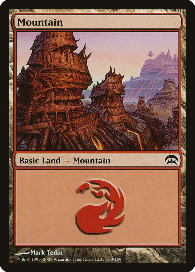 Mountain (160) [Planechase] | Shuffle n Cut Hobbies & Games