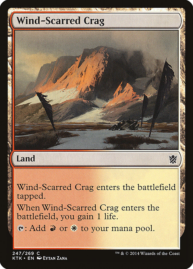 Wind-Scarred Crag [Khans of Tarkir] | Shuffle n Cut Hobbies & Games