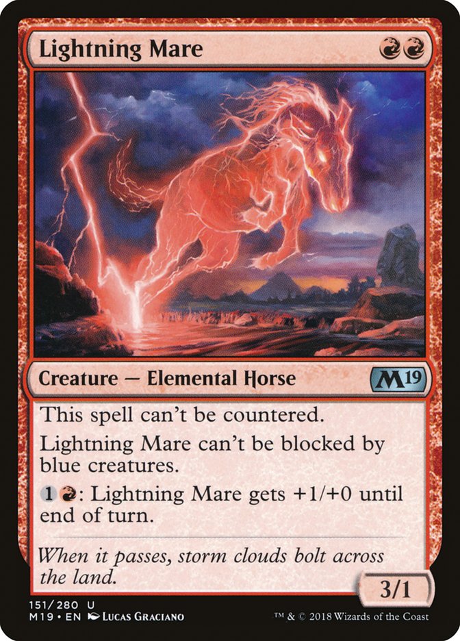 Lightning Mare [Core Set 2019] | Shuffle n Cut Hobbies & Games