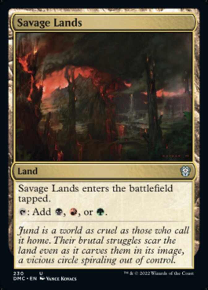 Savage Lands [Dominaria United Commander] | Shuffle n Cut Hobbies & Games