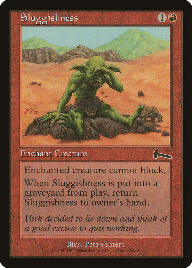 Sluggishness [Urza's Legacy] | Shuffle n Cut Hobbies & Games