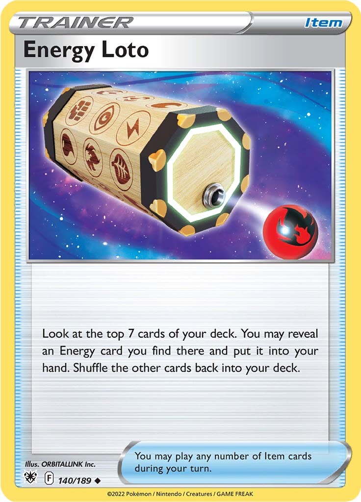 Energy Loto (140/189) [Sword & Shield: Astral Radiance] | Shuffle n Cut Hobbies & Games