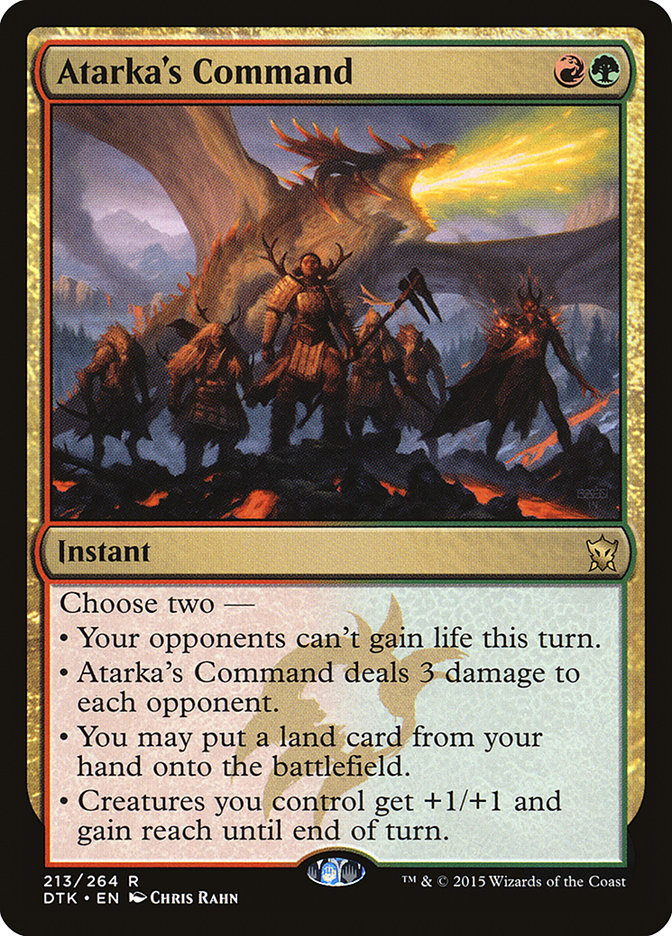 Atarka's Command [Dragons of Tarkir] | Shuffle n Cut Hobbies & Games