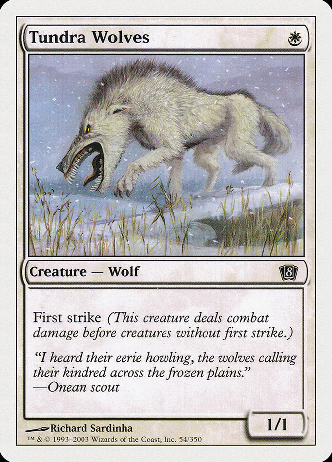 Tundra Wolves [Eighth Edition] | Shuffle n Cut Hobbies & Games