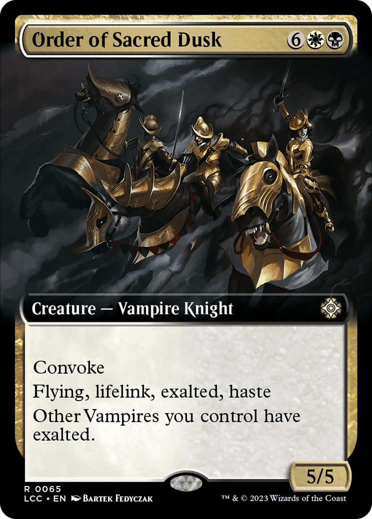Order of Sacred Dusk (Extended Art) [The Lost Caverns of Ixalan Commander] | Shuffle n Cut Hobbies & Games