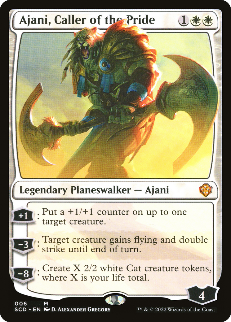 Ajani, Caller of the Pride [Starter Commander Decks] | Shuffle n Cut Hobbies & Games