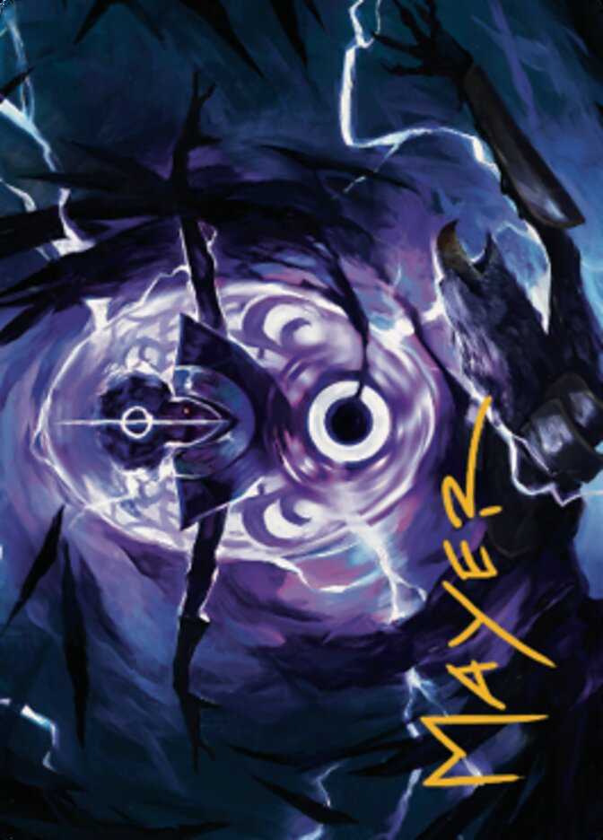 Rona's Vortex Art Card (Gold-Stamped Signature) [Dominaria United Art Series] | Shuffle n Cut Hobbies & Games