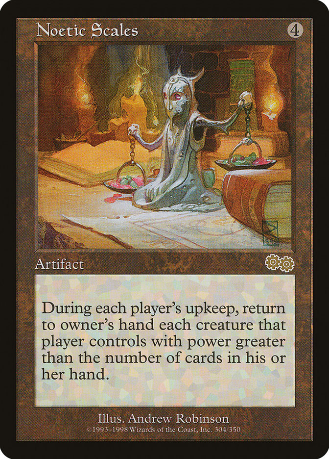Noetic Scales [Urza's Saga] | Shuffle n Cut Hobbies & Games