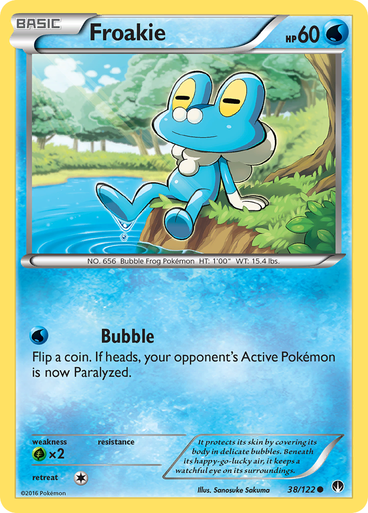 Froakie (38/122) [XY: BREAKpoint] | Shuffle n Cut Hobbies & Games