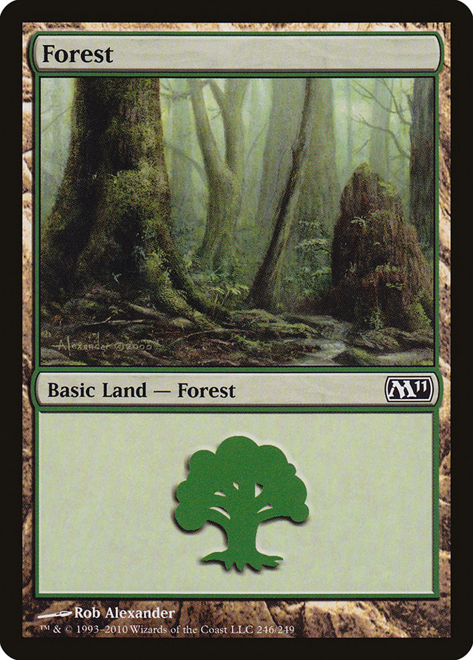 Forest (246) [Magic 2011] | Shuffle n Cut Hobbies & Games