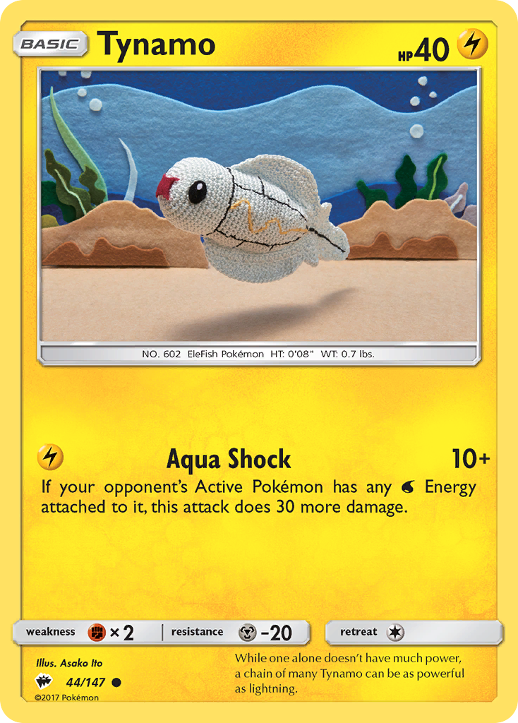Tynamo (44/147) [Sun & Moon: Burning Shadows] | Shuffle n Cut Hobbies & Games