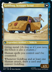 Goldbug, Humanity's Ally // Goldbug, Scrappy Scout [Transformers] | Shuffle n Cut Hobbies & Games