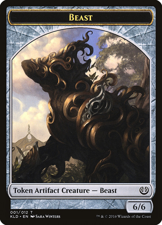 Beast Token [Kaladesh Tokens] | Shuffle n Cut Hobbies & Games