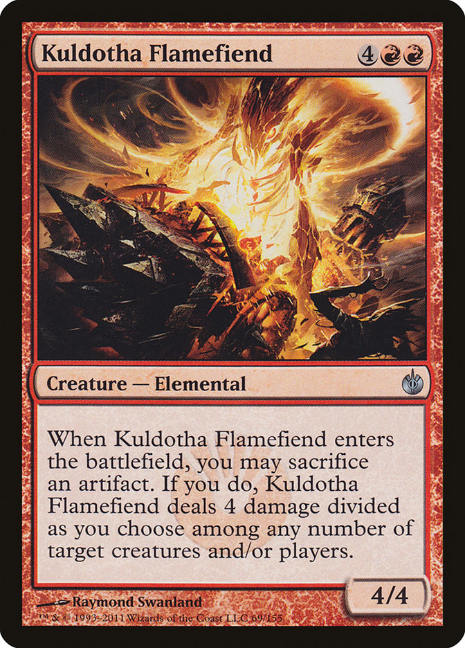 Kuldotha Flamefiend [Mirrodin Besieged] | Shuffle n Cut Hobbies & Games