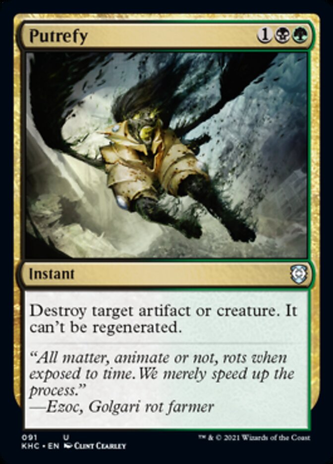 Putrefy [Kaldheim Commander] | Shuffle n Cut Hobbies & Games