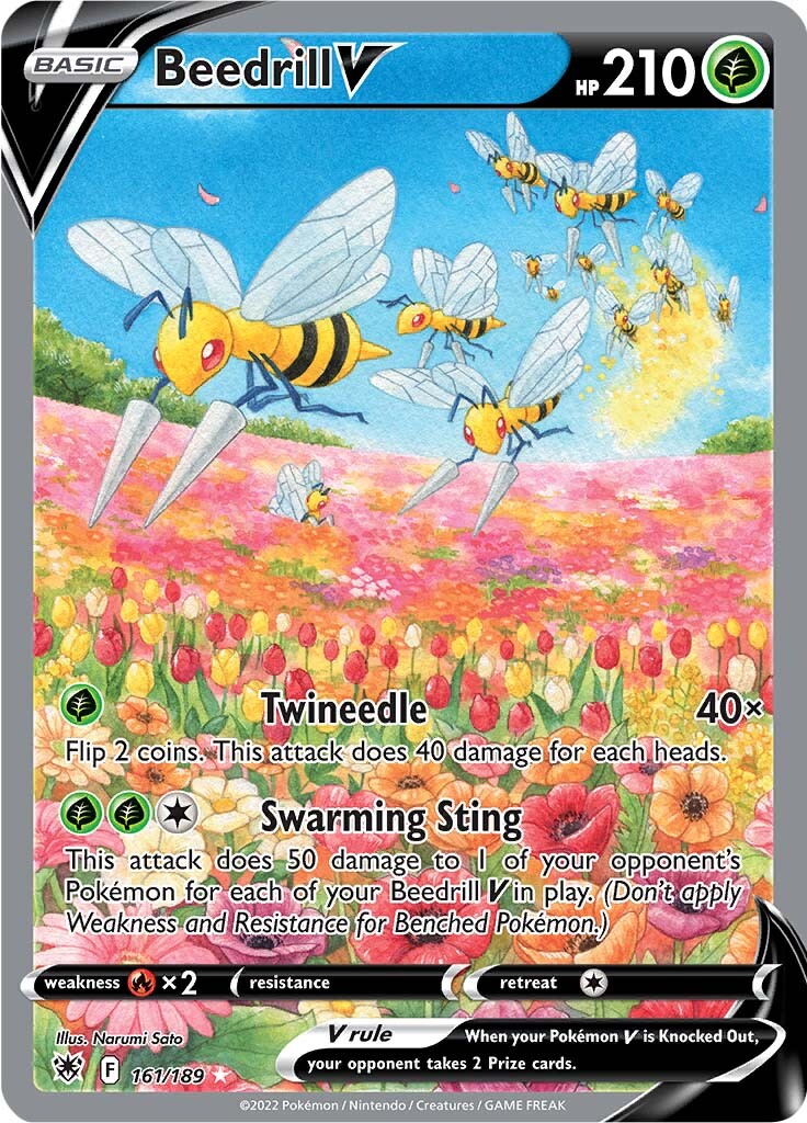 Beedrill V (161/189) [Sword & Shield: Astral Radiance] | Shuffle n Cut Hobbies & Games