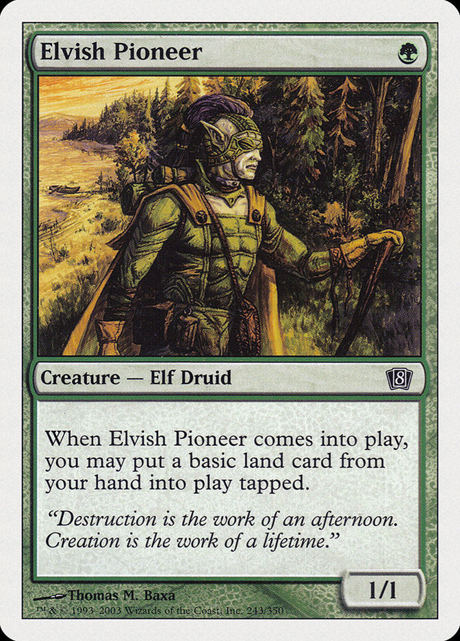 Elvish Pioneer [Eighth Edition] | Shuffle n Cut Hobbies & Games