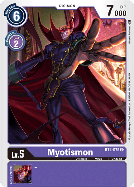 Myotismon [BT2-075] [Release Special Booster Ver.1.0] | Shuffle n Cut Hobbies & Games