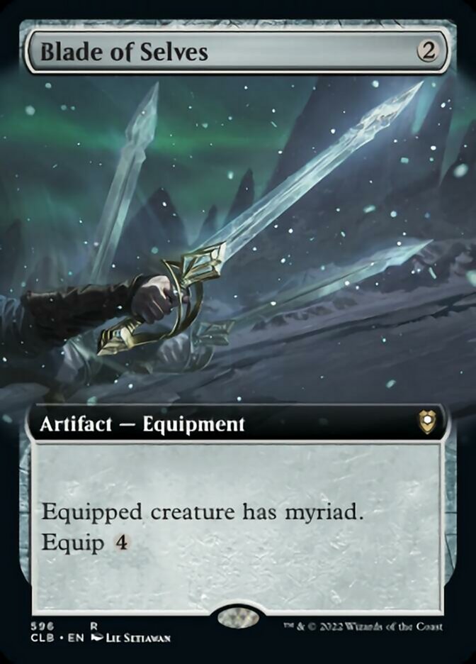 Blade of Selves (Extended Art) [Commander Legends: Battle for Baldur's Gate] | Shuffle n Cut Hobbies & Games