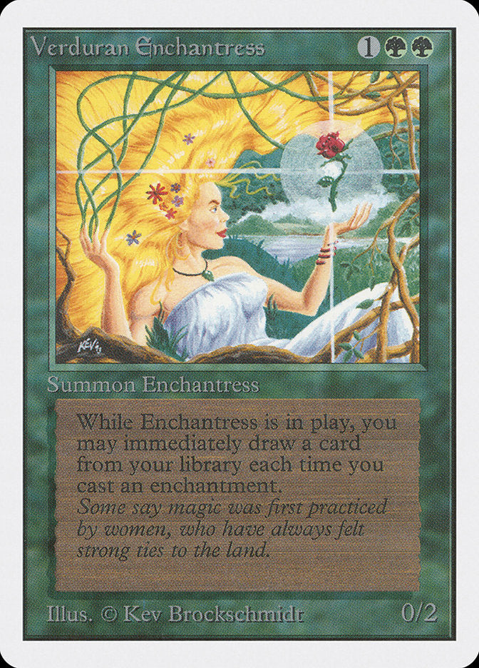 Verduran Enchantress [Unlimited Edition] | Shuffle n Cut Hobbies & Games