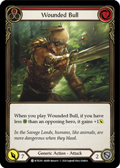 Wounded Bull (Red) [WTR200] Unlimited Edition Rainbow Foil | Shuffle n Cut Hobbies & Games
