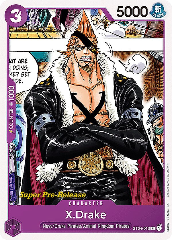 X.Drake [Super Pre-Release Starter Deck: Animal Kingdom Pirates] | Shuffle n Cut Hobbies & Games