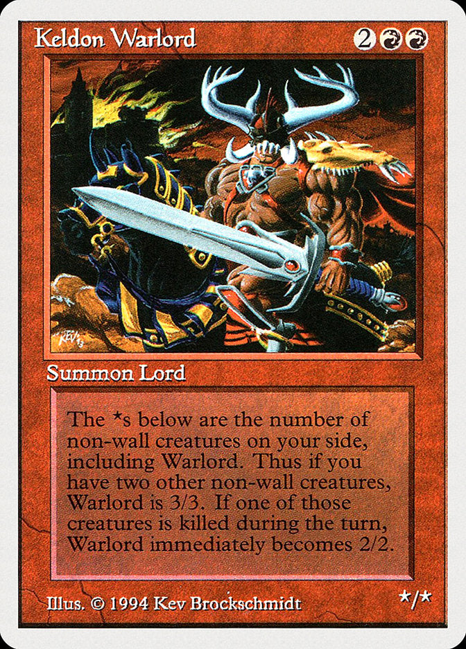 Keldon Warlord [Summer Magic / Edgar] | Shuffle n Cut Hobbies & Games
