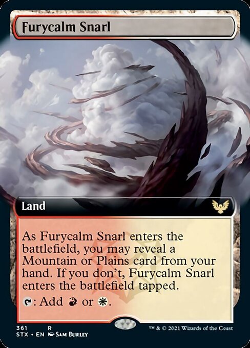 Furycalm Snarl (Extended Art) [Strixhaven: School of Mages] | Shuffle n Cut Hobbies & Games