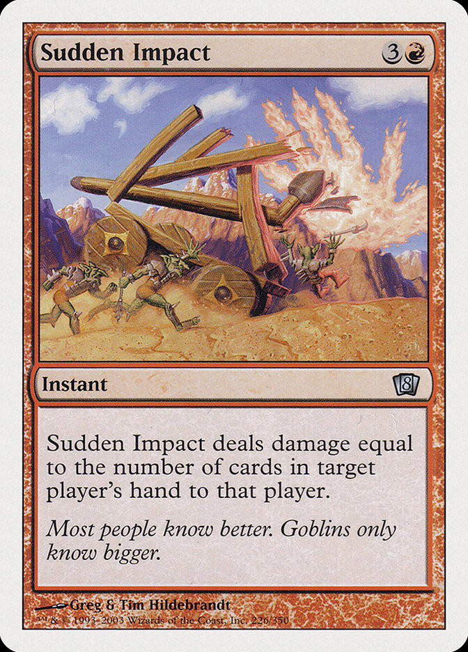 Sudden Impact [Eighth Edition] | Shuffle n Cut Hobbies & Games