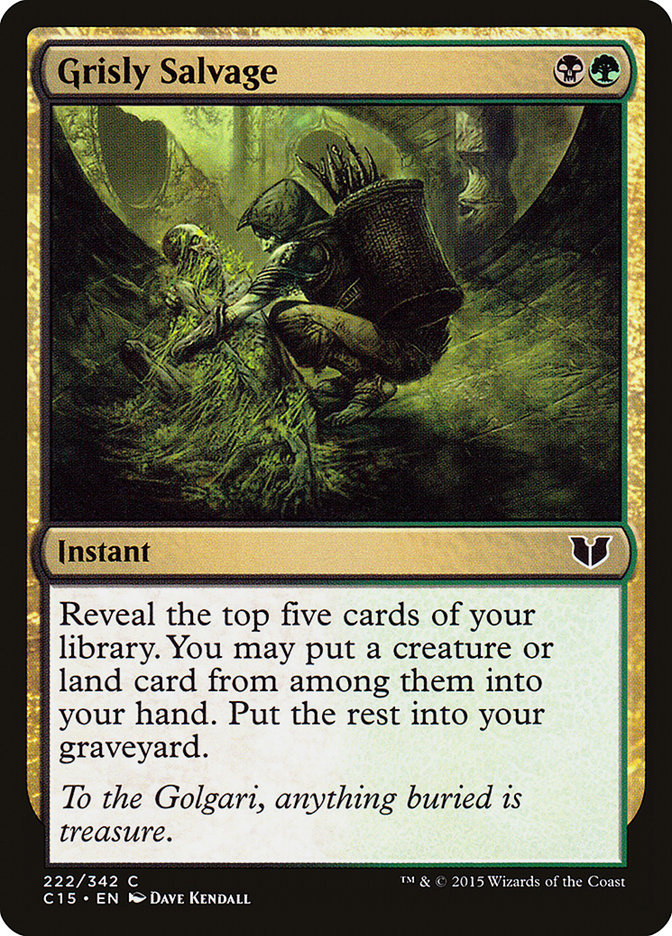Grisly Salvage [Commander 2015] | Shuffle n Cut Hobbies & Games