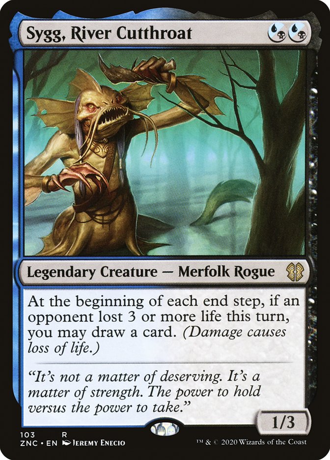 Sygg, River Cutthroat [Zendikar Rising Commander] | Shuffle n Cut Hobbies & Games