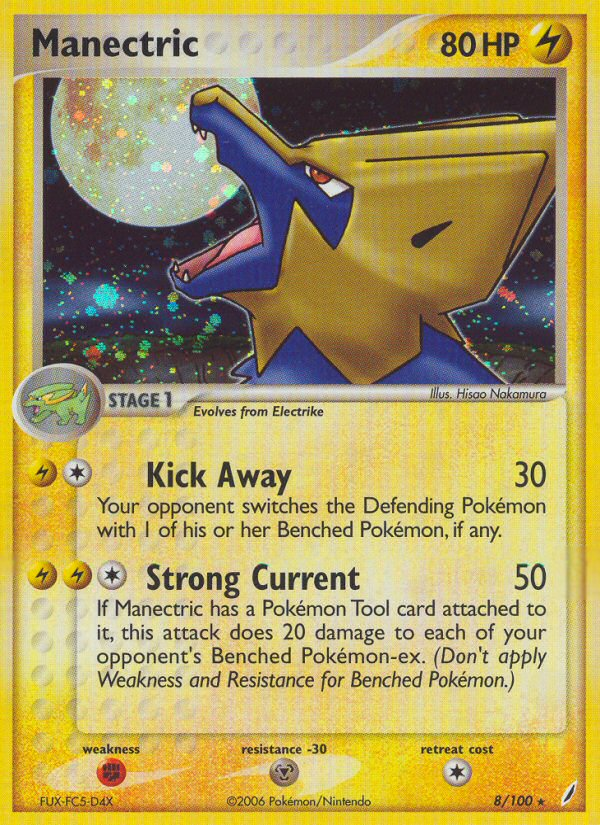 Manectric (8/100) [EX: Crystal Guardians] | Shuffle n Cut Hobbies & Games