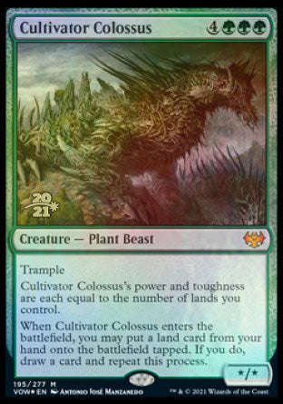 Cultivator Colossus [Innistrad: Crimson Vow Prerelease Promos] | Shuffle n Cut Hobbies & Games