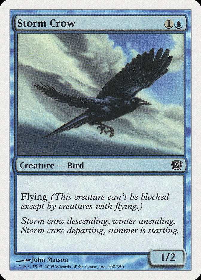 Storm Crow [Ninth Edition] | Shuffle n Cut Hobbies & Games