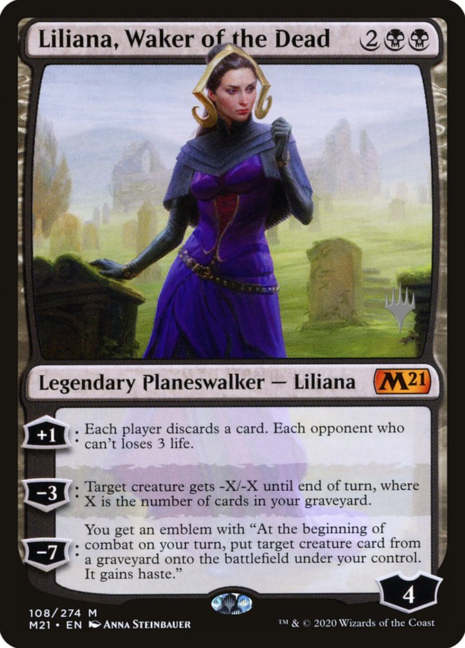 Liliana, Waker of the Dead (Promo Pack) [Core Set 2021 Promos] | Shuffle n Cut Hobbies & Games