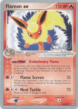 Flareon ex (108/113) (Eeveelutions - Jimmy Ballard) [World Championships 2006] | Shuffle n Cut Hobbies & Games