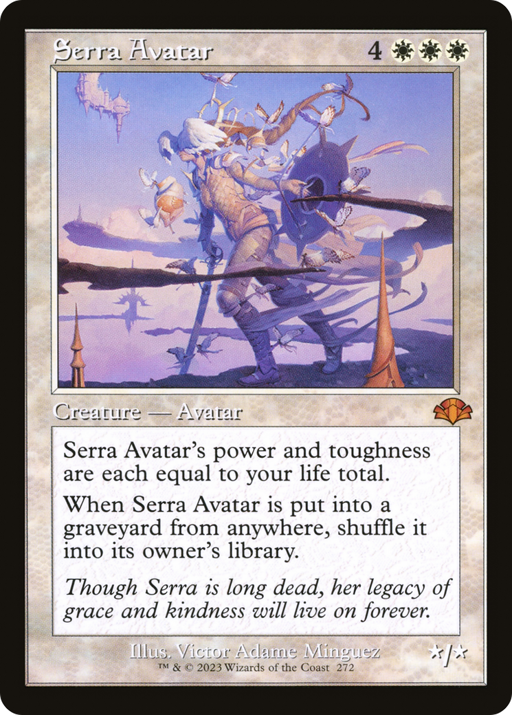 Serra Avatar (Retro) [Dominaria Remastered] | Shuffle n Cut Hobbies & Games