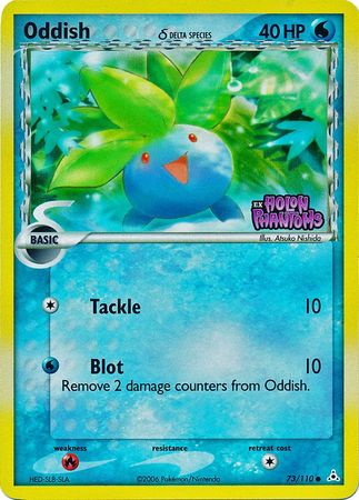 Oddish (73/110) (Delta Species) (Stamped) [EX: Holon Phantoms] | Shuffle n Cut Hobbies & Games