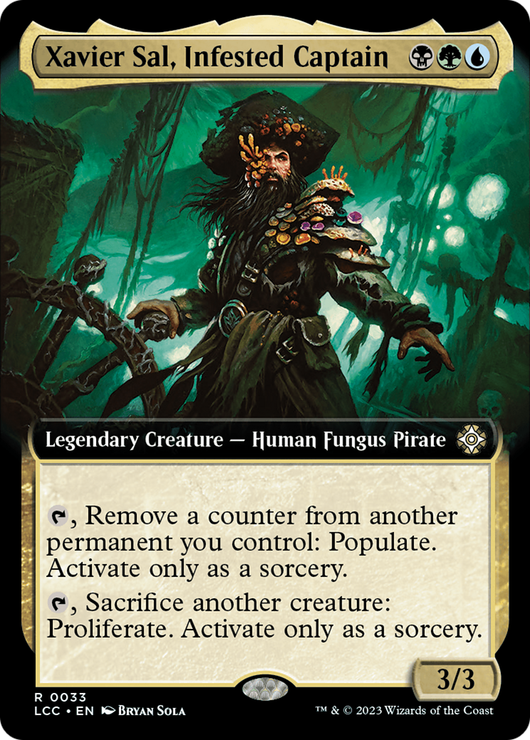 Xavier Sal, Infested Captain (Extended Art) [The Lost Caverns of Ixalan Commander] | Shuffle n Cut Hobbies & Games
