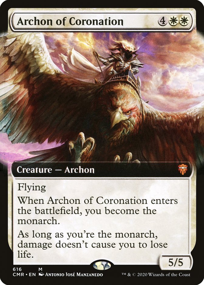 Archon of Coronation (Extended Art) [Commander Legends] | Shuffle n Cut Hobbies & Games