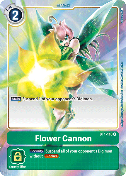 Flower Cannon [BT1-110] (Alternate Art) [Release Special Booster Ver.1.0] | Shuffle n Cut Hobbies & Games
