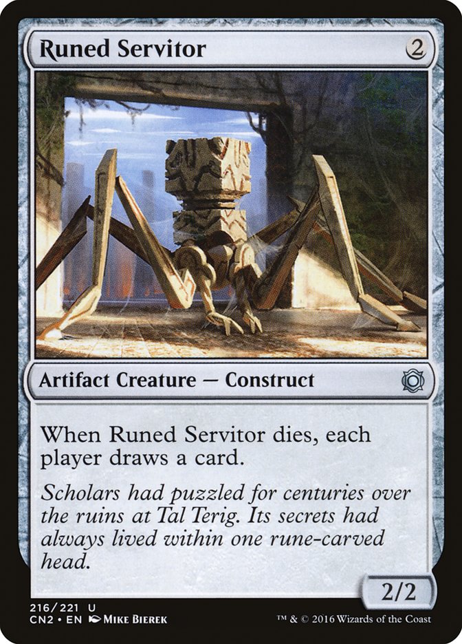 Runed Servitor [Conspiracy: Take the Crown] | Shuffle n Cut Hobbies & Games