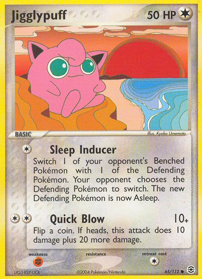 Jigglypuff (65/112) [EX: FireRed & LeafGreen] | Shuffle n Cut Hobbies & Games