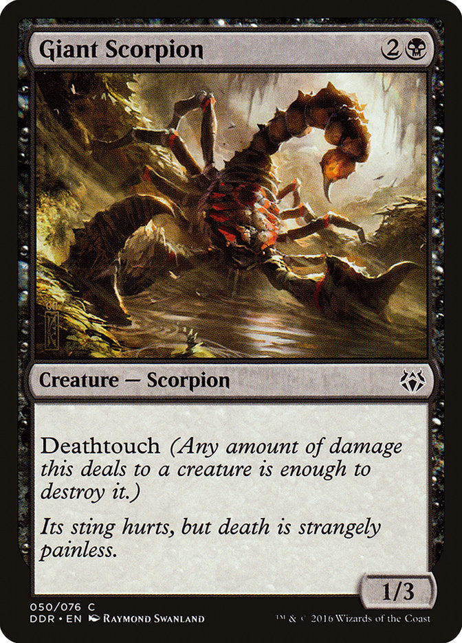 Giant Scorpion [Duel Decks: Nissa vs. Ob Nixilis] | Shuffle n Cut Hobbies & Games