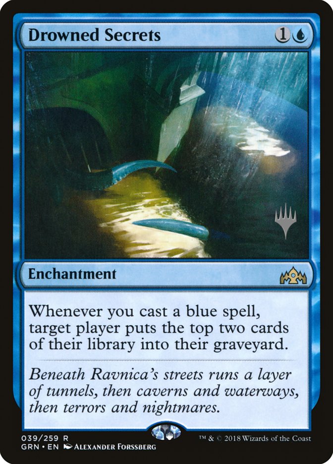 Drowned Secrets (Promo Pack) [Guilds of Ravnica Promos] | Shuffle n Cut Hobbies & Games