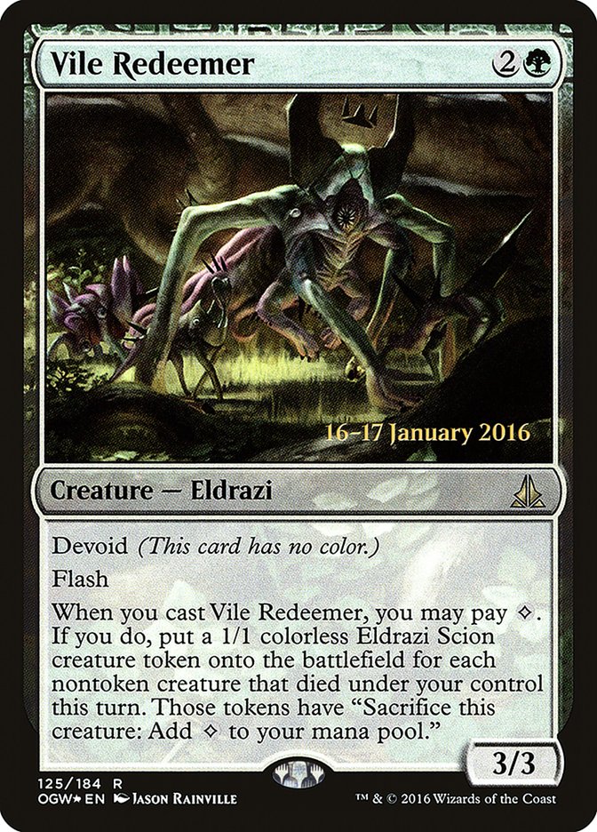 Vile Redeemer [Oath of the Gatewatch Prerelease Promos] | Shuffle n Cut Hobbies & Games