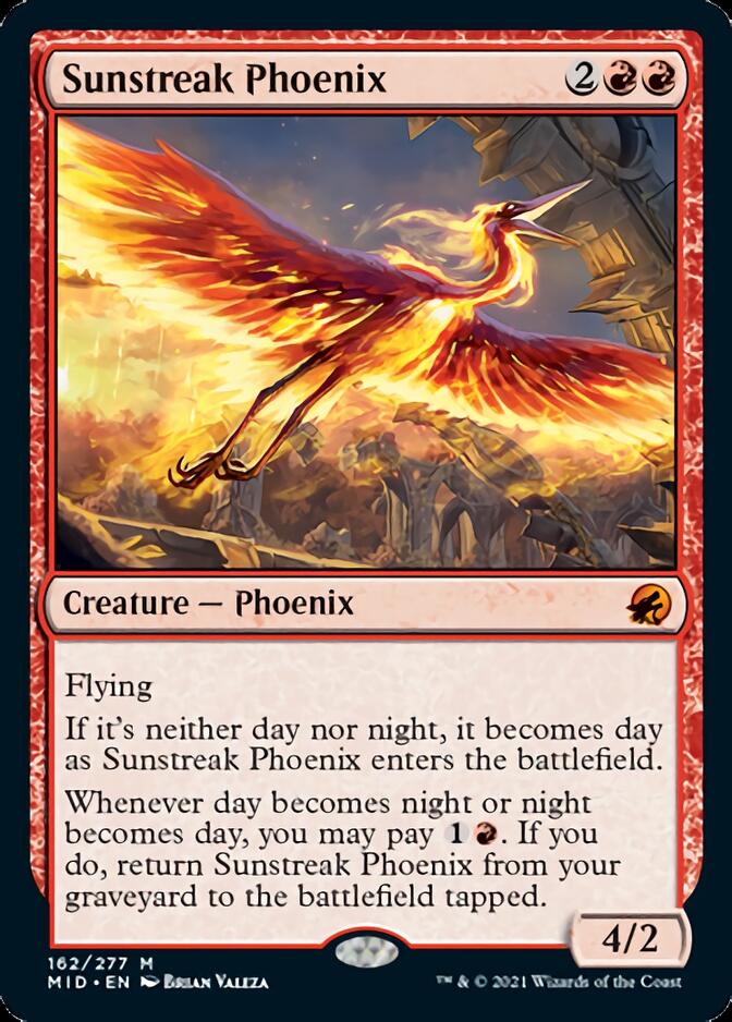 Sunstreak Phoenix [Innistrad: Midnight Hunt] | Shuffle n Cut Hobbies & Games