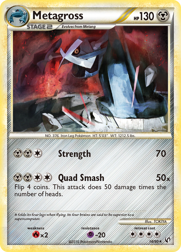 Metagross (18/90) [HeartGold & SoulSilver: Undaunted] | Shuffle n Cut Hobbies & Games