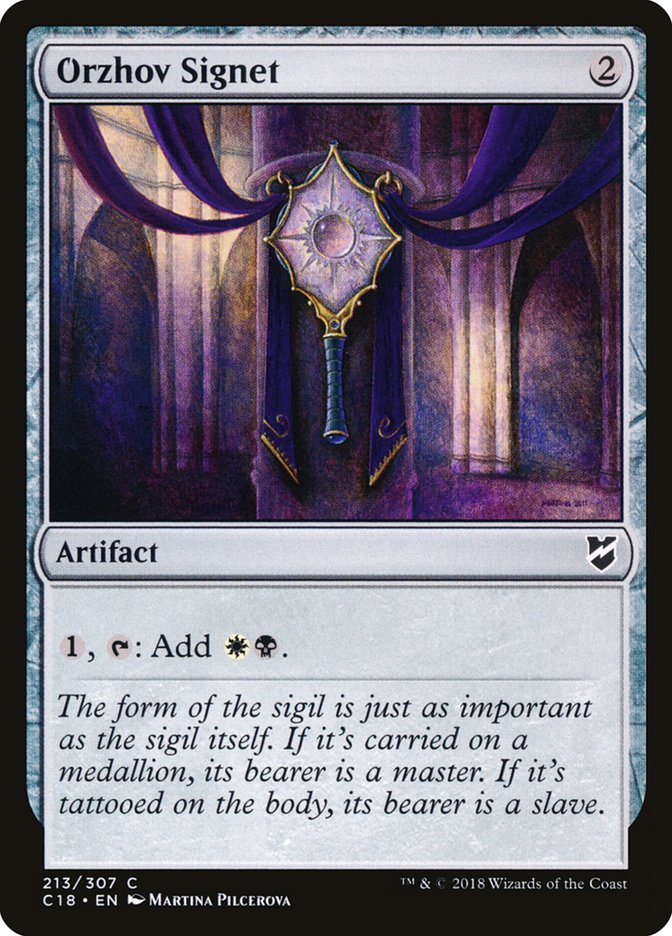 Orzhov Signet [Commander 2018] | Shuffle n Cut Hobbies & Games
